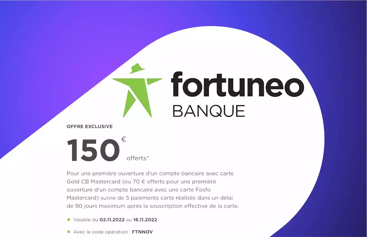 Fortuneo propose la prime parfaite pour les fêtes de fin d’année : 150 € offerts - Frandroid