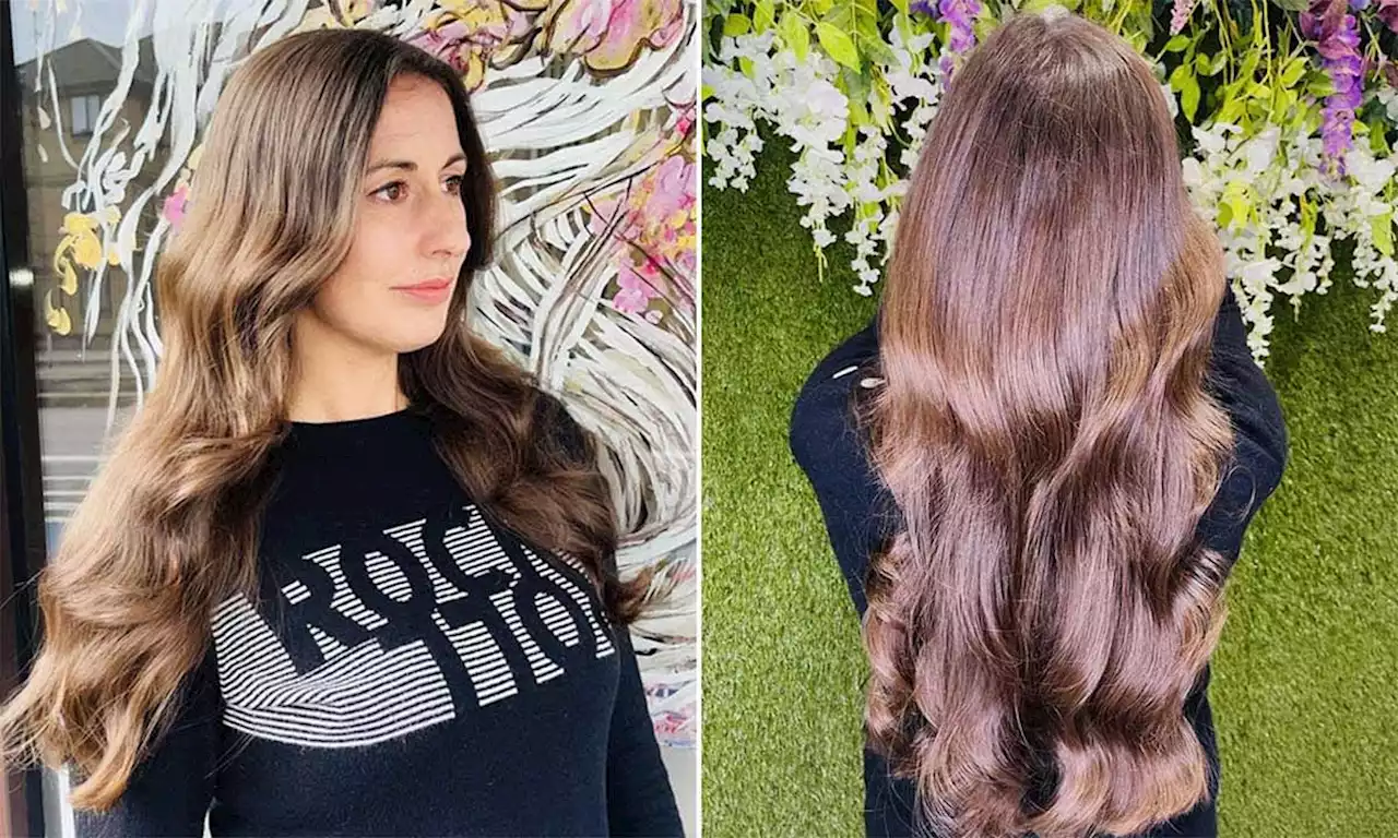 Mum makeover: ‘I tried glamorous hair extensions at 44 – and feel amazing’