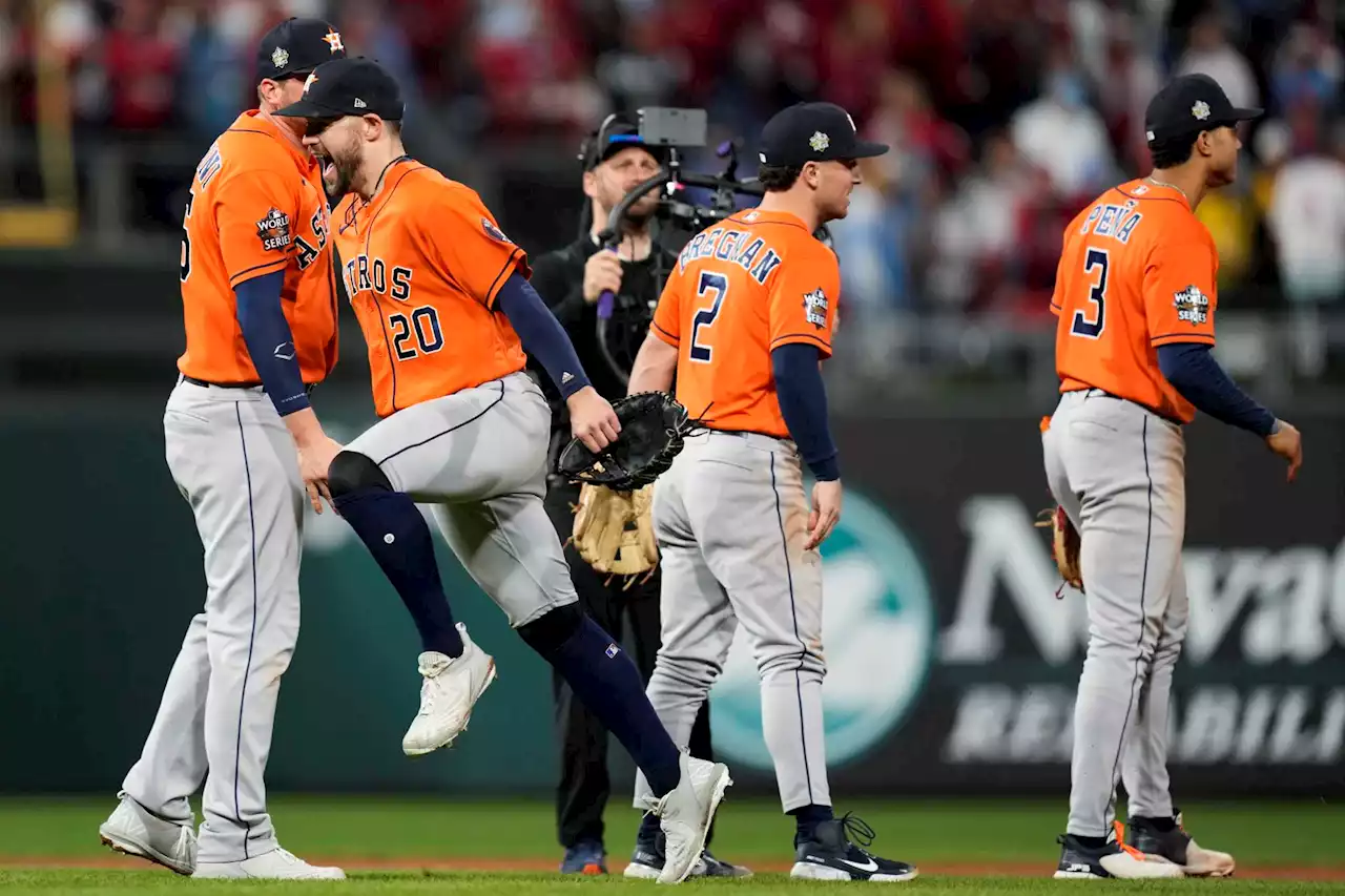 Chas McCormick's leaping catch has World Series within reach for Astros