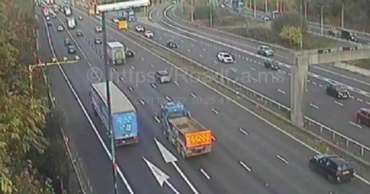 M6 closed in both directions after accident on northbound carriageway