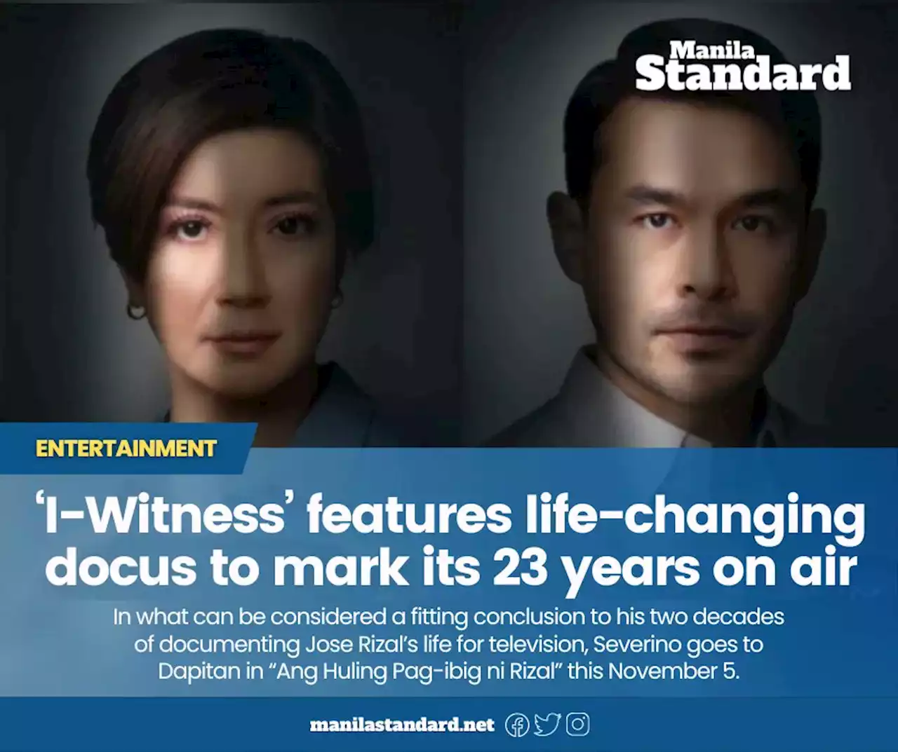 ‘I-Witness’ features life-changing docus to mark its 23 years on air