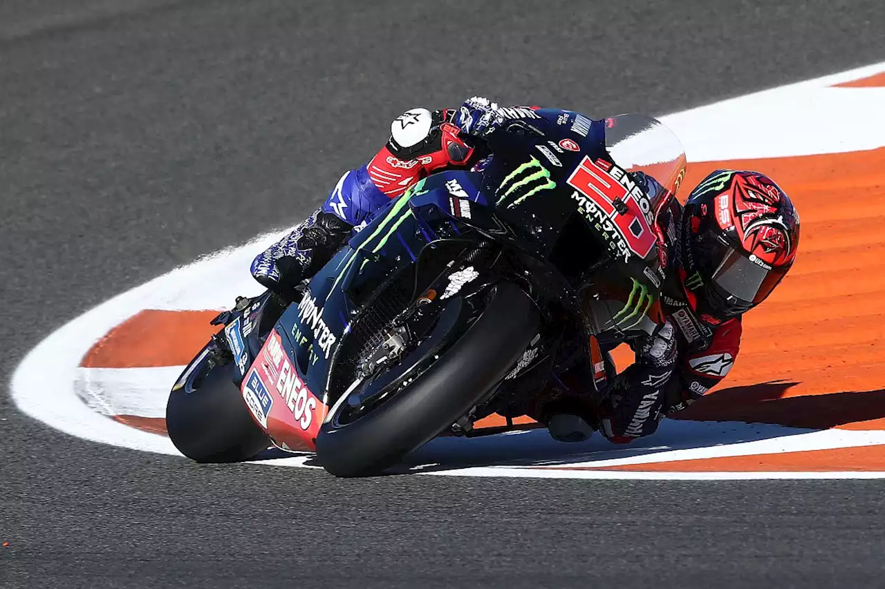 Valencia MotoGP: Quartararo tops FP1, Bagnaia 17th