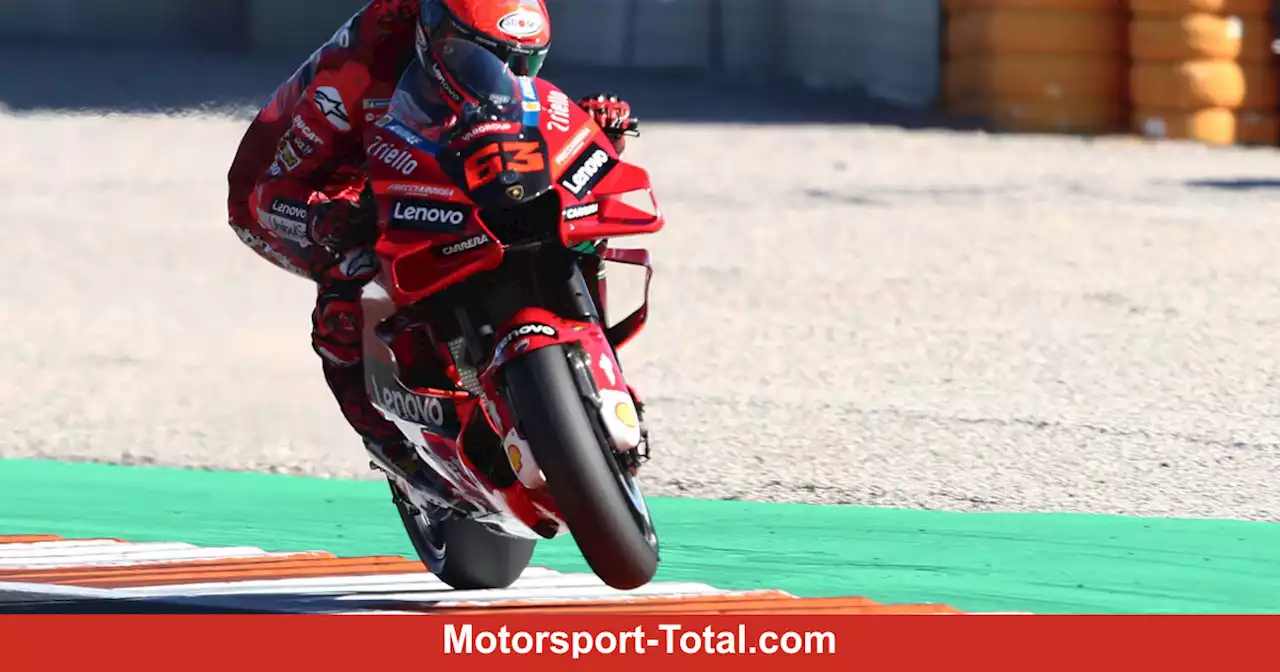 Valencia-Freitag 'nicht der einfachste Tag' für Francesco Bagnaia