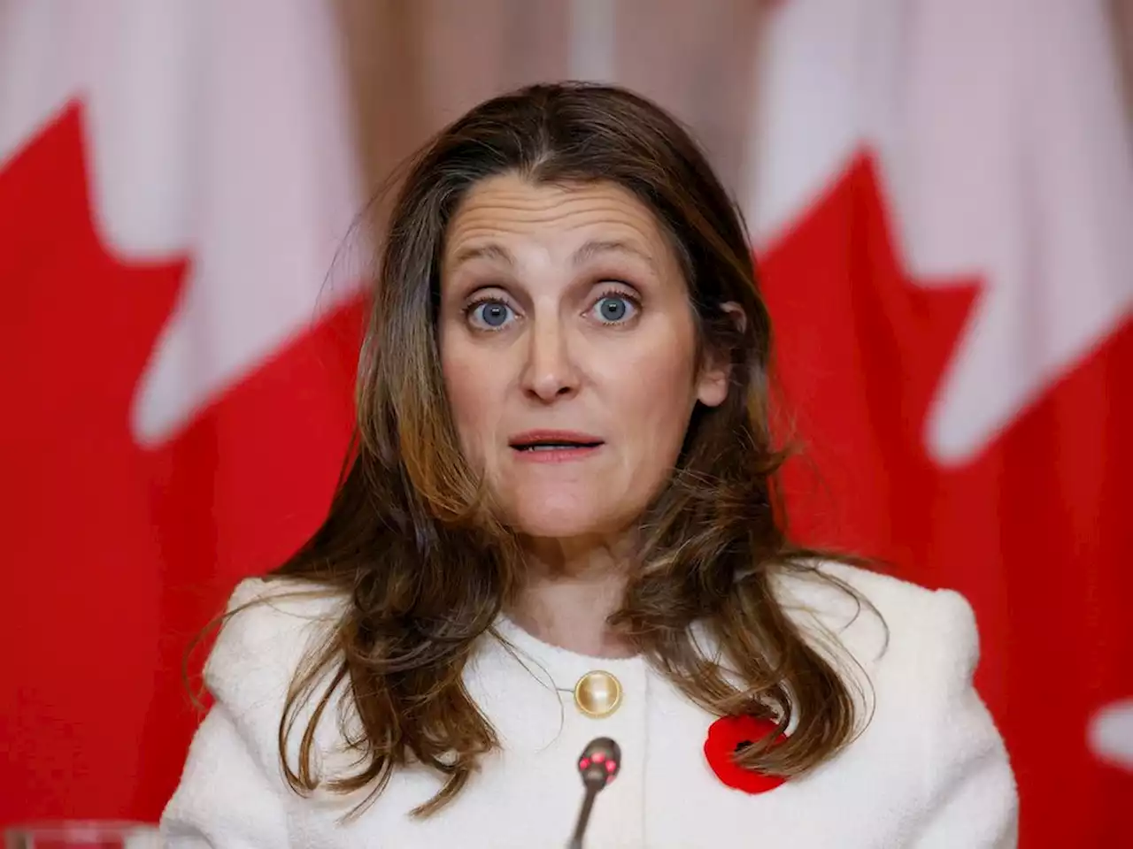 John Ivison: Winter is coming, and Freeland’s not prepared to deal with it