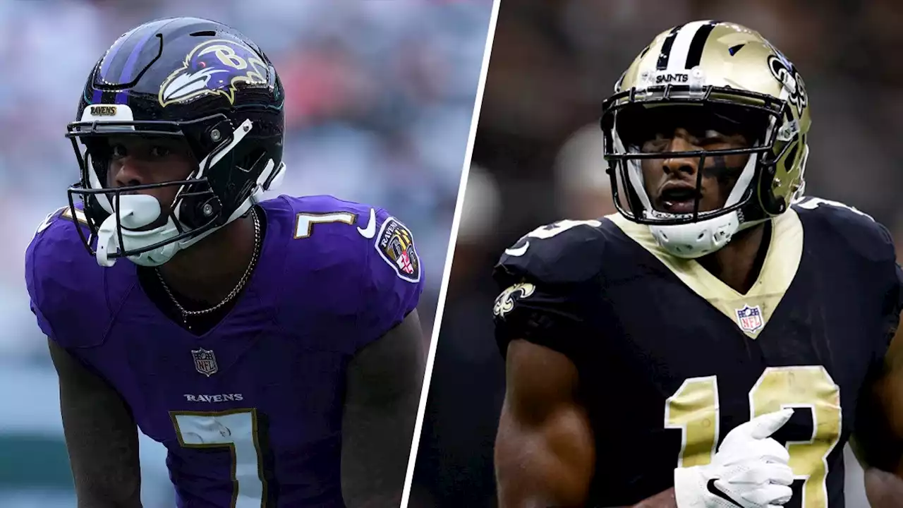 Michael Thomas, Rashod Bateman Ruled Out for Season Ahead of MNF Game