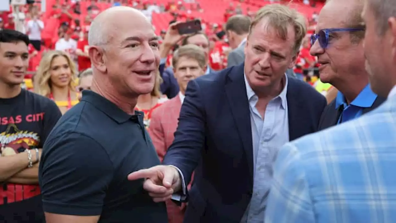 Jeff Bezos is interested in bidding for the NFL's Washington Commanders, reports say