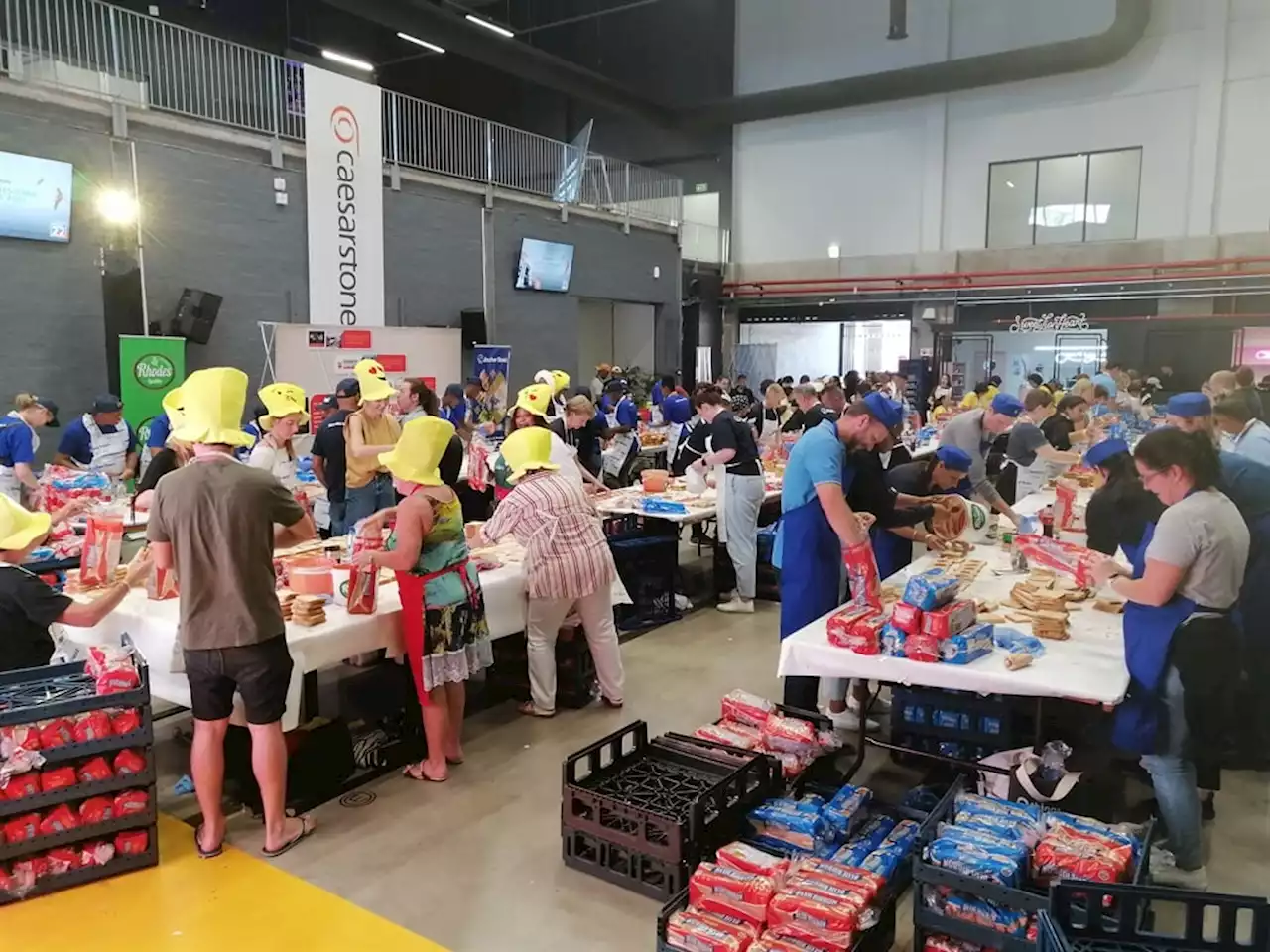 Annual 'Sarmiethon' sees 91 000 sandwiches made in just 6 hours to feed the vulnerable | News24