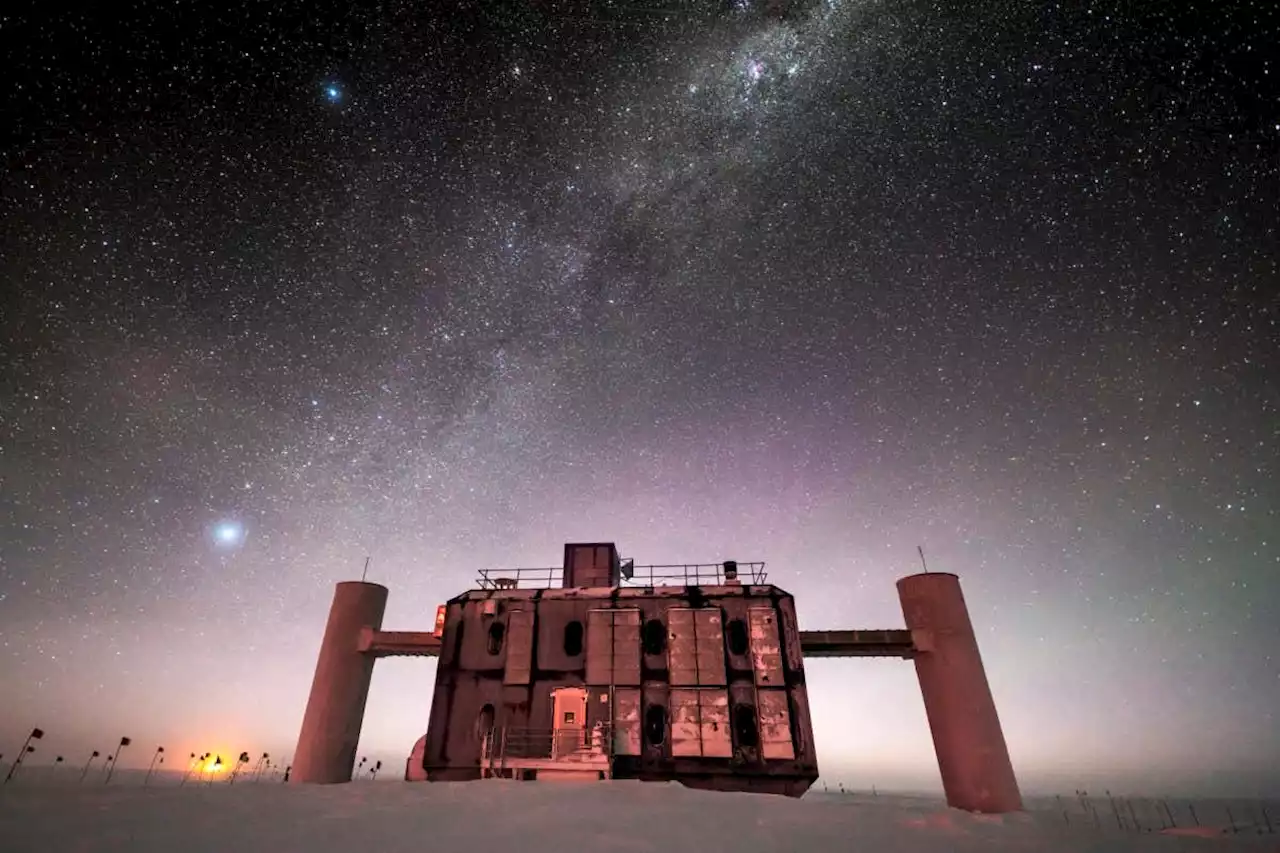 Neutrinos have been spotted coming from a strange, shrouded galaxy