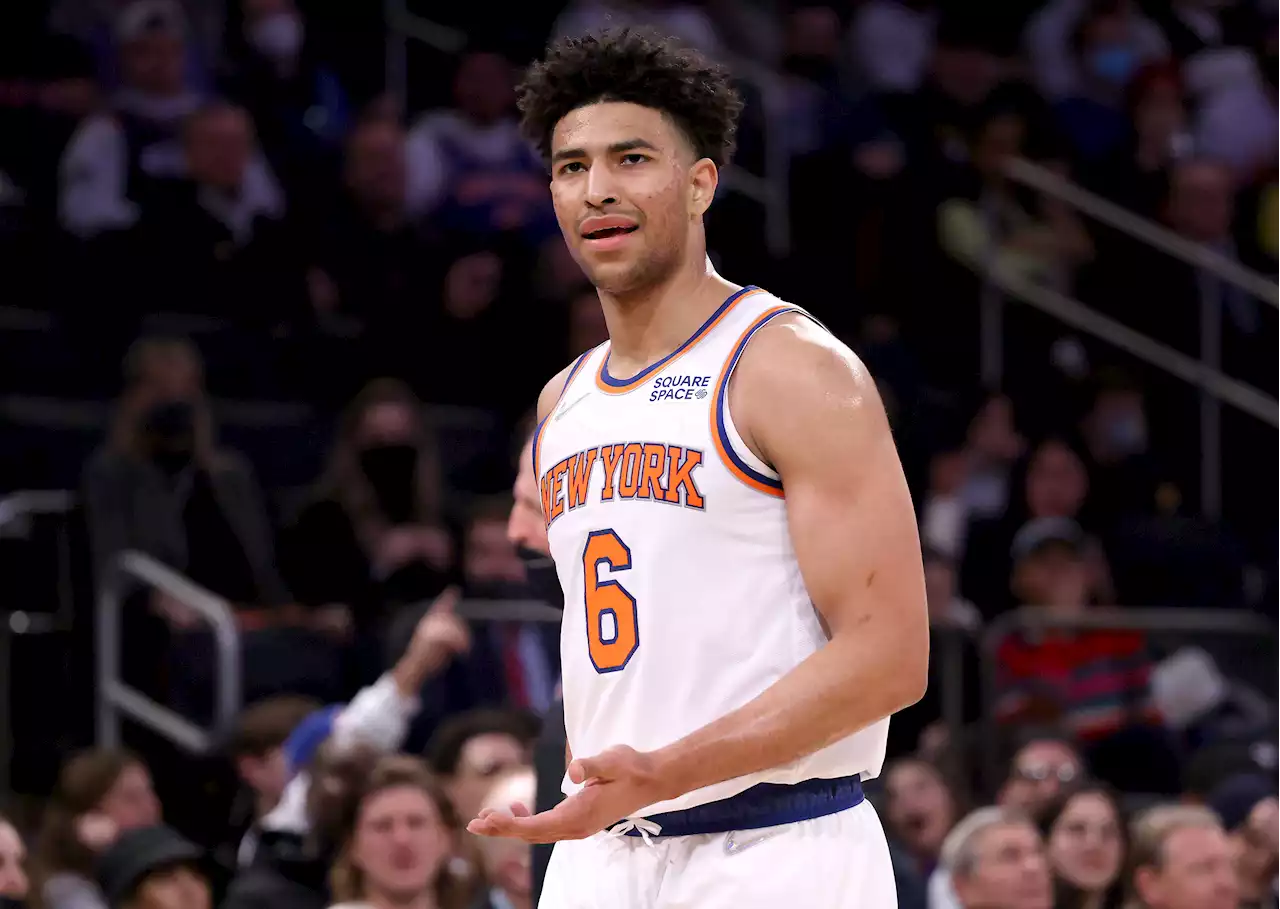 Knicks viewing Quentin Grimes as ‘situational’ player right now