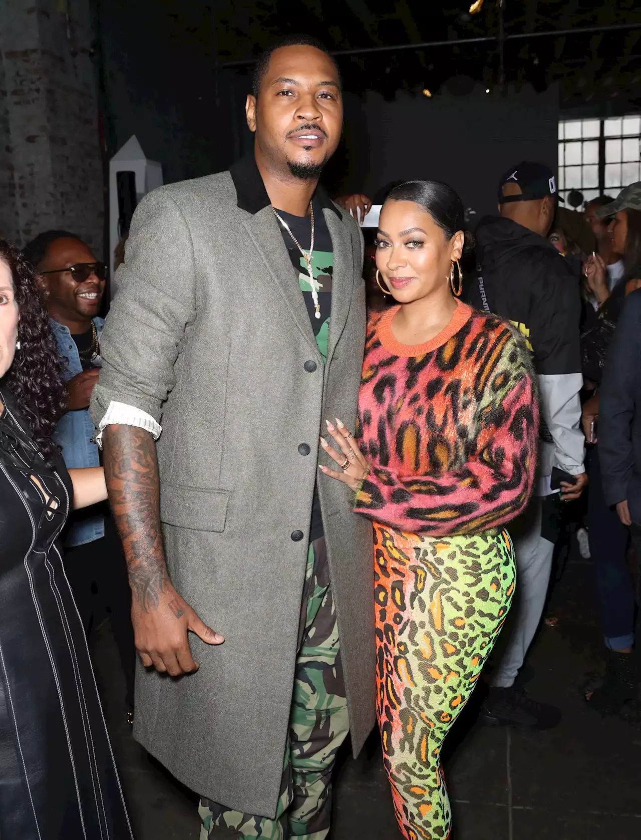 La La Anthony shows up to support ex Carmelo’s new NYC club 9 Jones