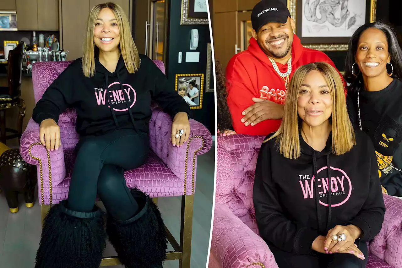 Wendy Williams back in her purple chair after rehab