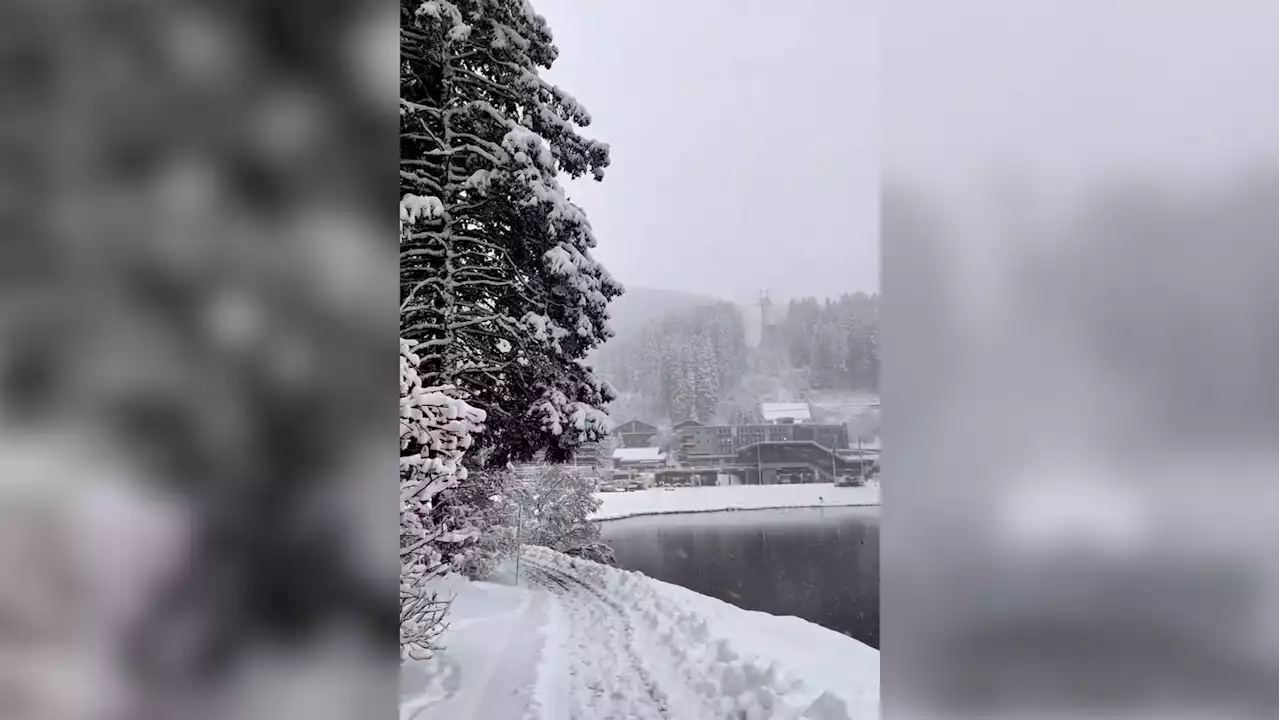 Bis zu 50 Zentimeter Schnee vertreiben den warmen Herbst