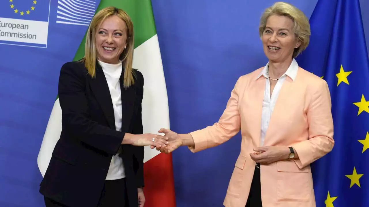 Italie: Giorgia Meloni joue l'apaisement lors de sa première visite à Bruxelles