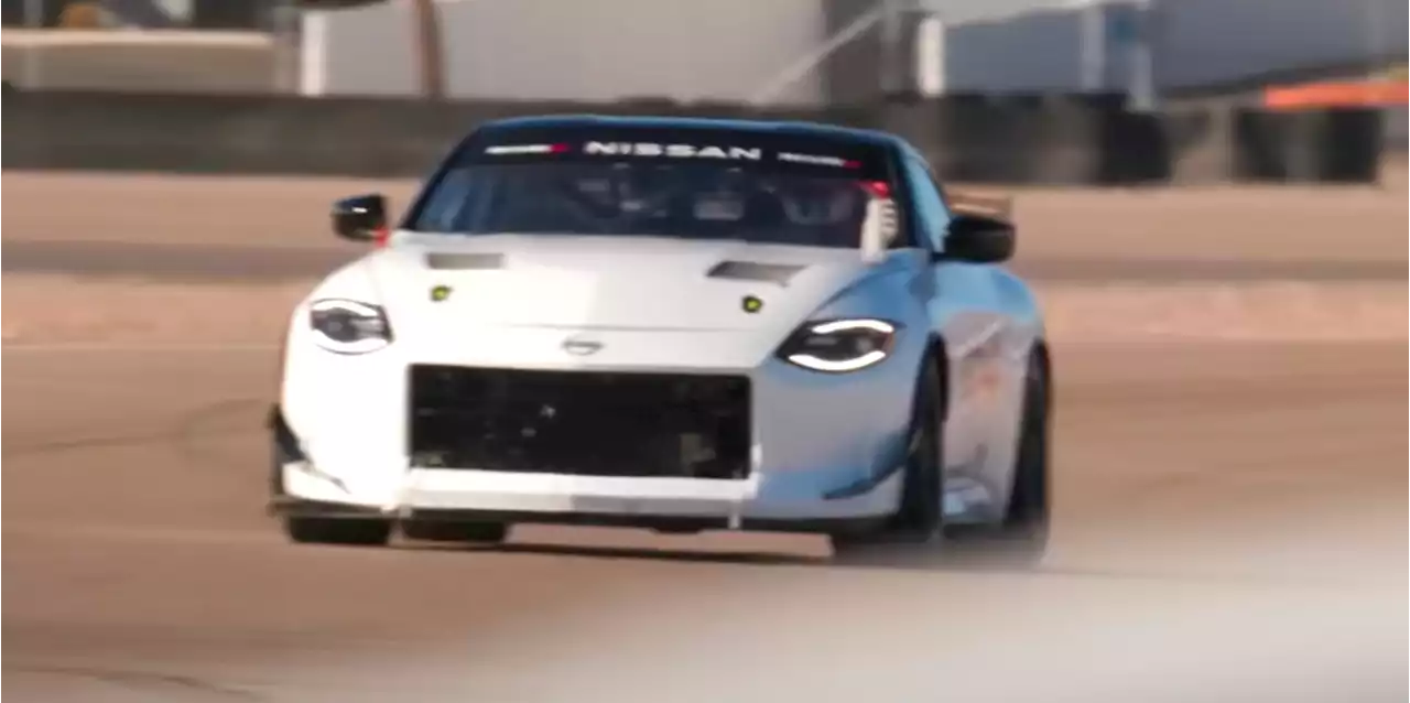 Watch Pro Drifter Chris Forsberg Drive the New Nissan Z GT4