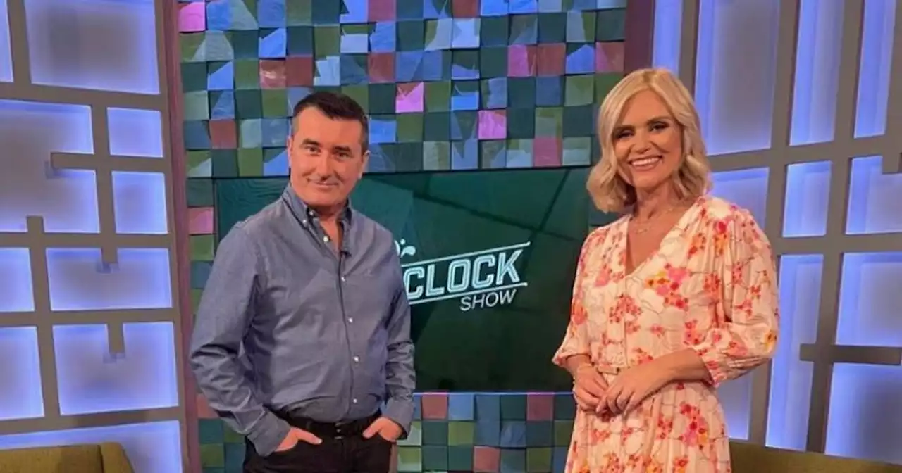 Karen Koster reacts as Martin King leaves The Six O'Clock Show for Ireland AM