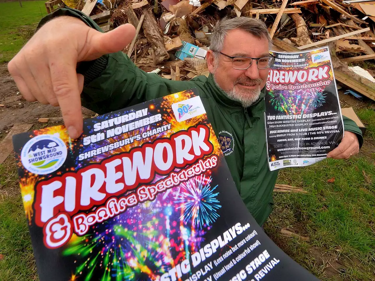 Shrewsbury firework night promises to be a banger