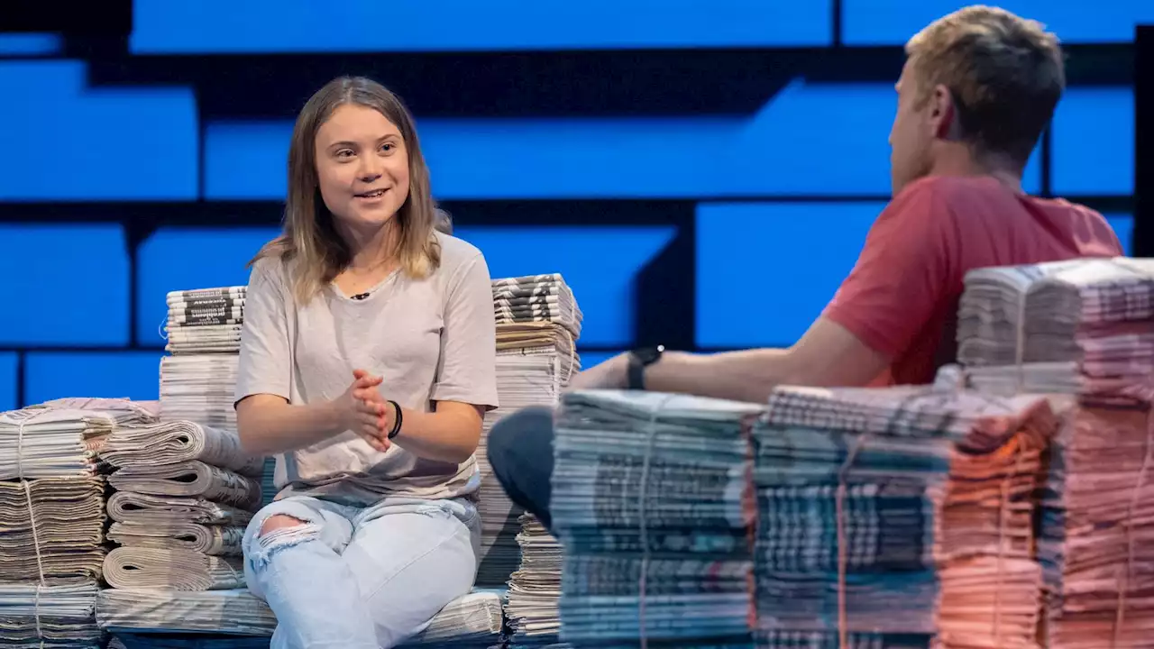 Greta Thunberg fires back at those 'who feel so threatened by children just stating facts' in climate debate