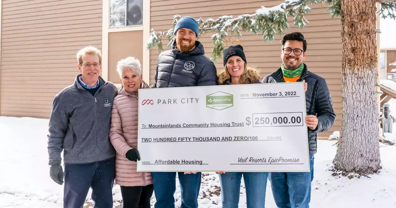 Park City Mountain donates $250,000 to affordable housing initiative