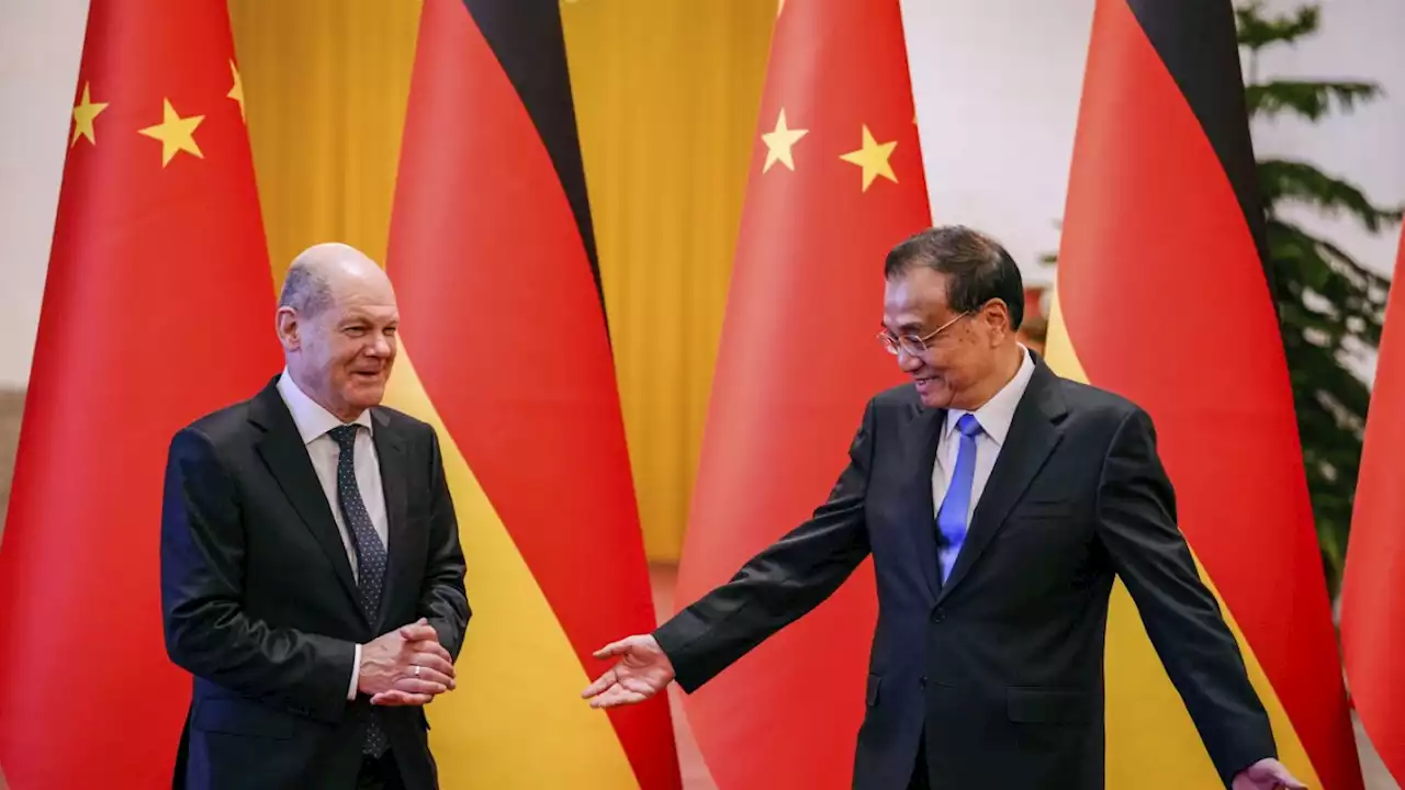 Bundeskanzler Olaf Scholz auf China-Besuch in Peking