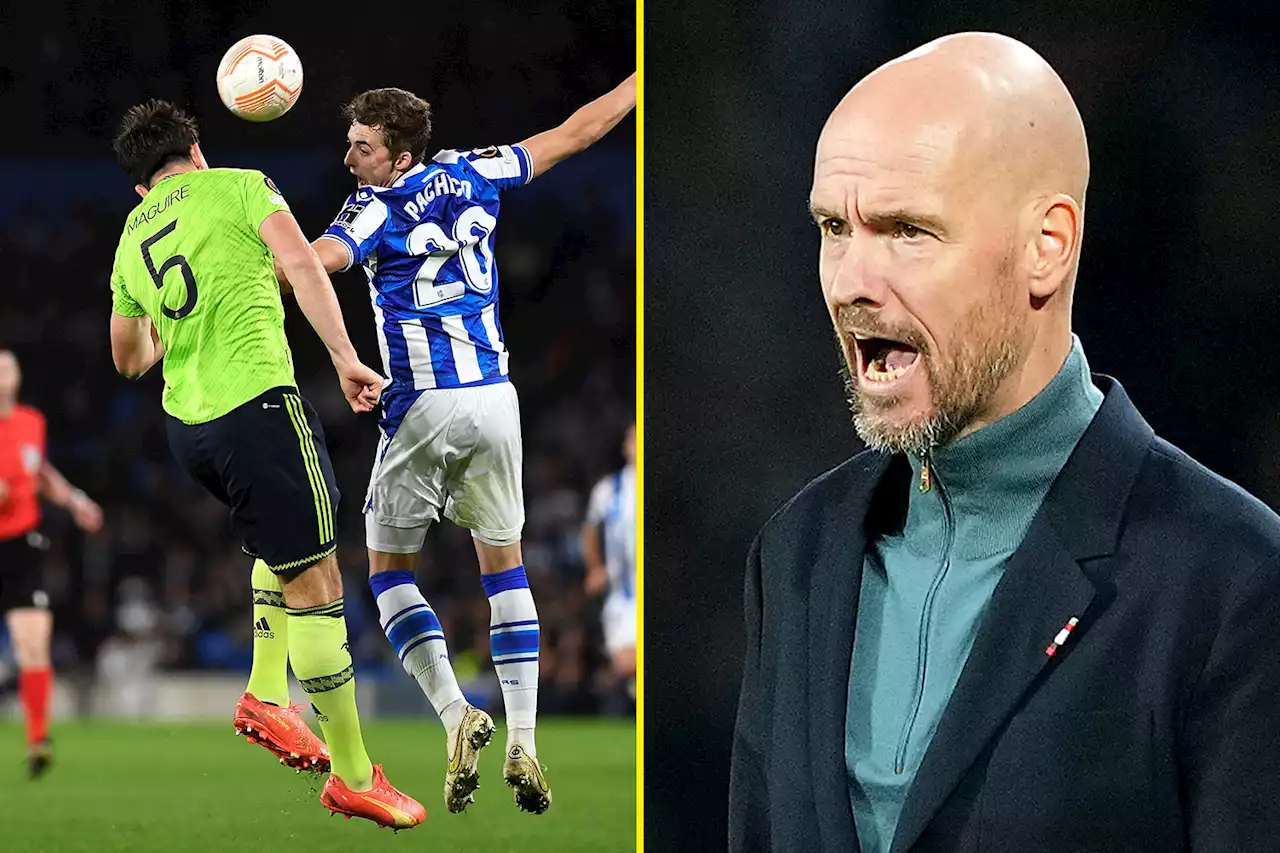 Ten Hag slammed over 'laughable' Maguire tactic as Man United come second in EL group