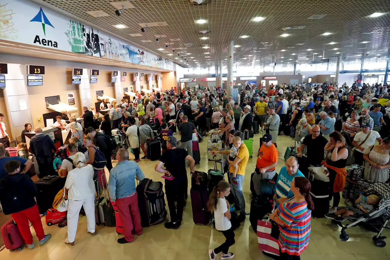 Holiday chaos as several Spanish airports are shut down sparking panic