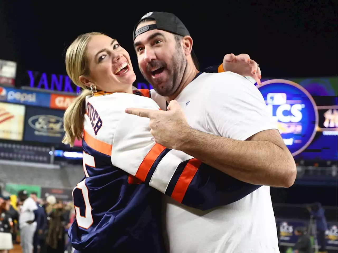 WORLD SERIES WAG! Kate Upton is Astros star Verlander's relief pitcher