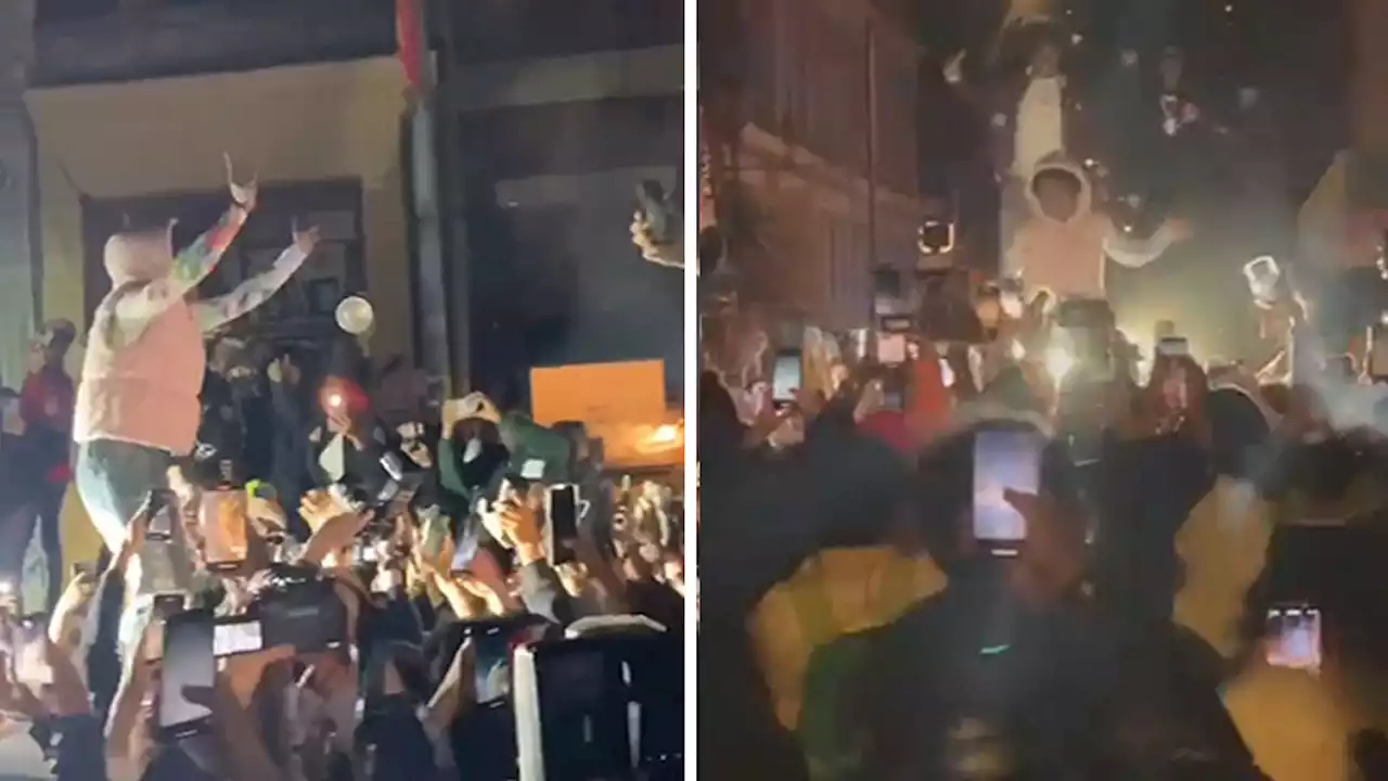 Lil Uzi Vert, Kai Cenant & 2Rare Ignite Flash Mob in NYC