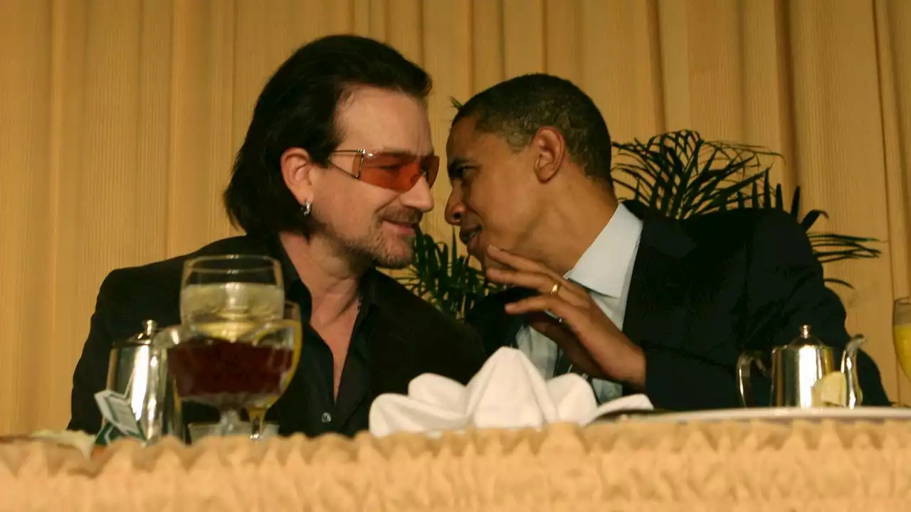 Bono s'est réveillé dans la chambre d'Abraham Lincoln après une beuverie avec Obama