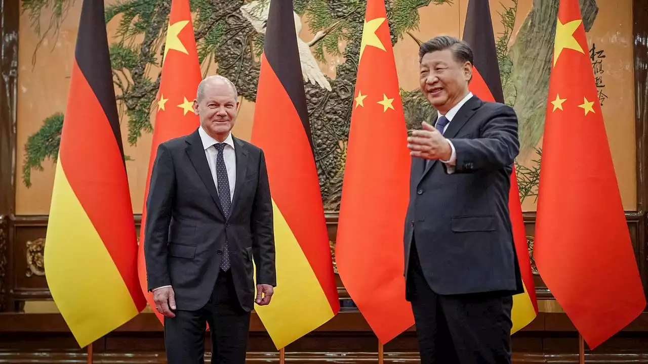 Umstrittener Besuch in China: Scholz zu Gesprächen bei Xi