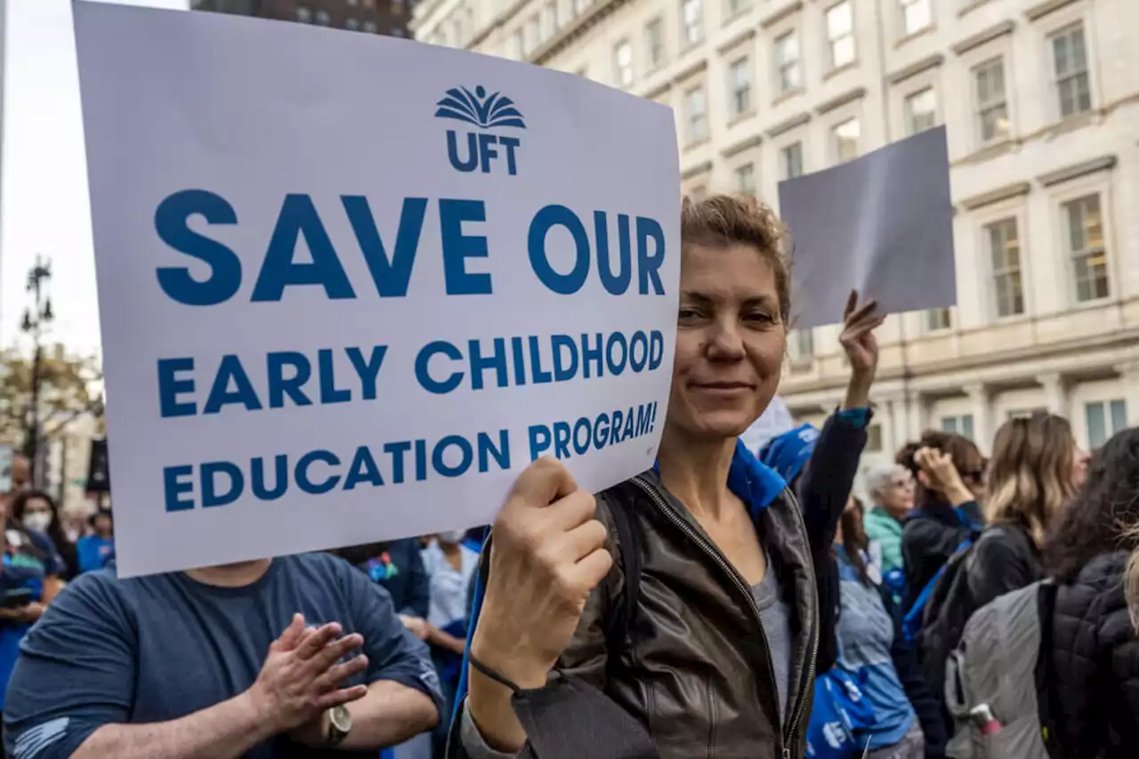 United Federation of Teachers rallies against cutbacks to city’s early childhood program | amNewYork