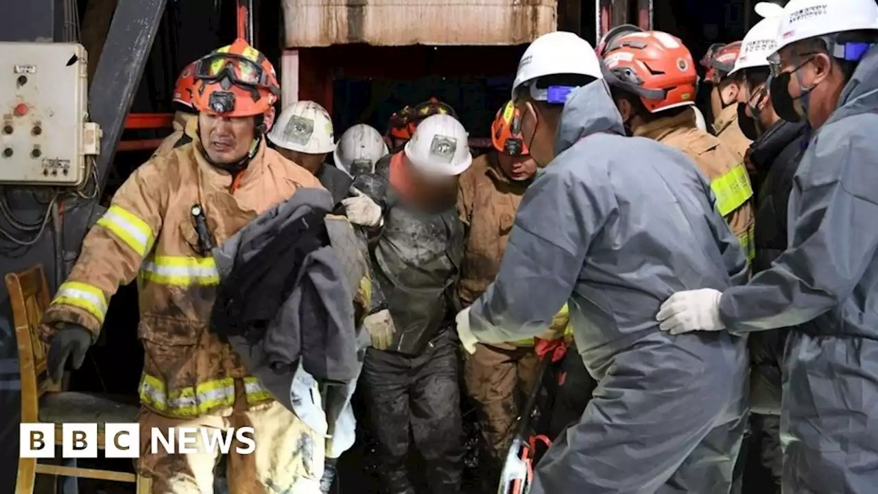 South Korea miners survive nine days underground on coffee