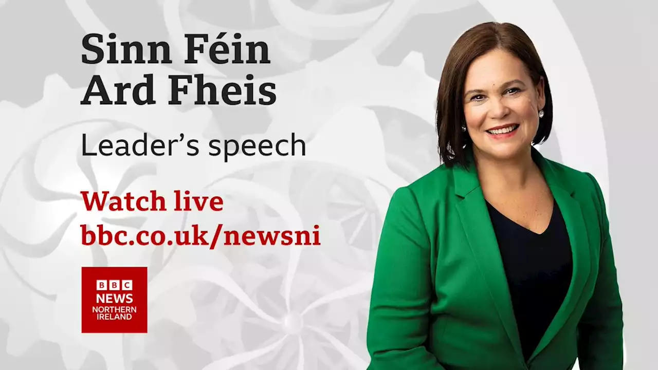 Sinn Féin leader Mary Lou McDonald's speech - BBC News