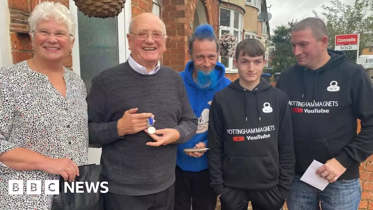 Northampton: Former police officer reunited with stolen medal