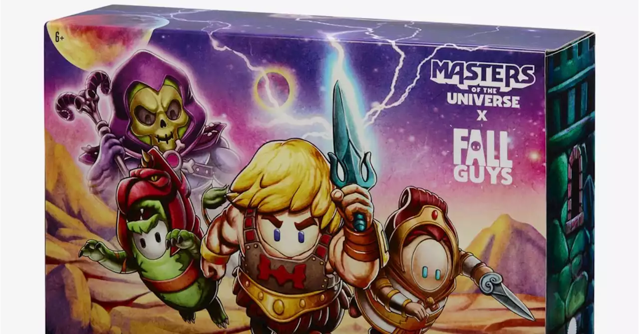 Fall Guys x Masters of the Universe Collab Figures Huts Mattel