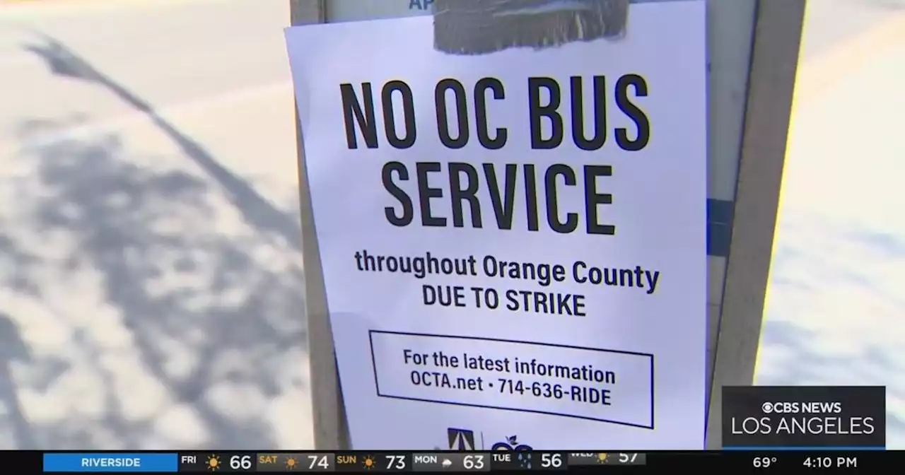 Commuters feeling impact of OCTA bus strike; negotiations to resume over weekend