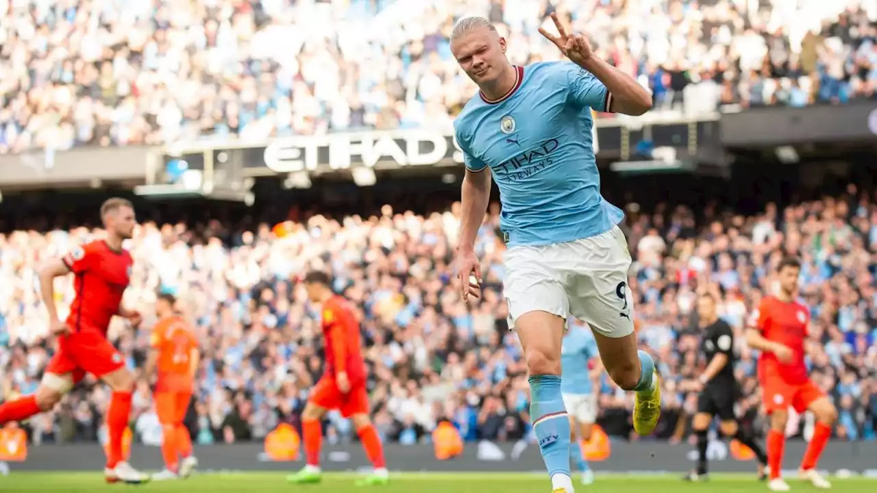 Man City - Fulham : la réaction d'Erling Haaland après la victoire