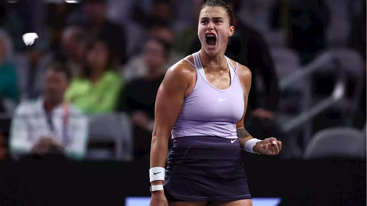 Masters WTA : Aryna Sabalenka qualifiée pour les demi-finales, Ons Jabeur prend la porte