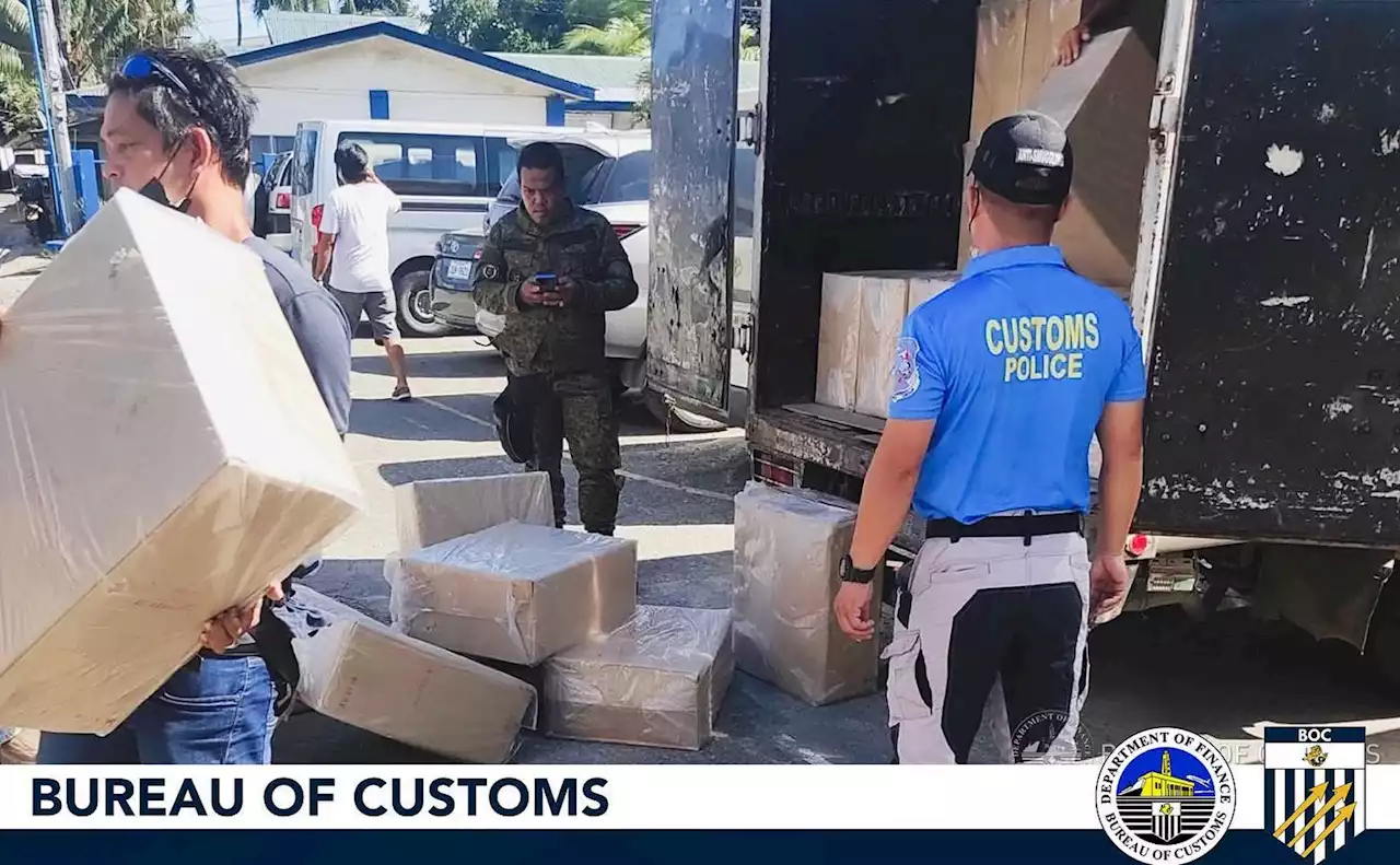 BOC, Zamboanga City police intercept P8 million in alleged smuggled cigarettes