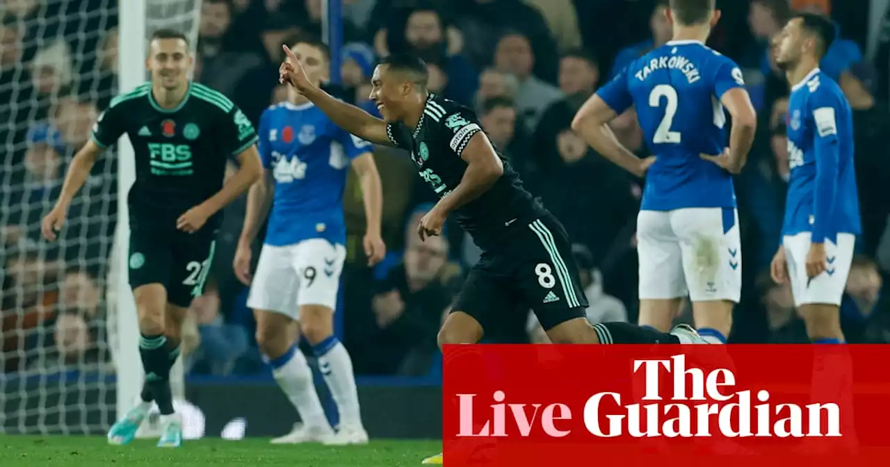 Everton v Leicester: Premier League – live