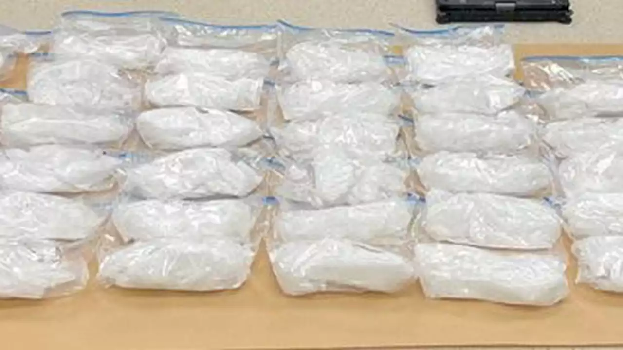 Teenager caught with 40 pounds of meth during traffic stop, deputies say