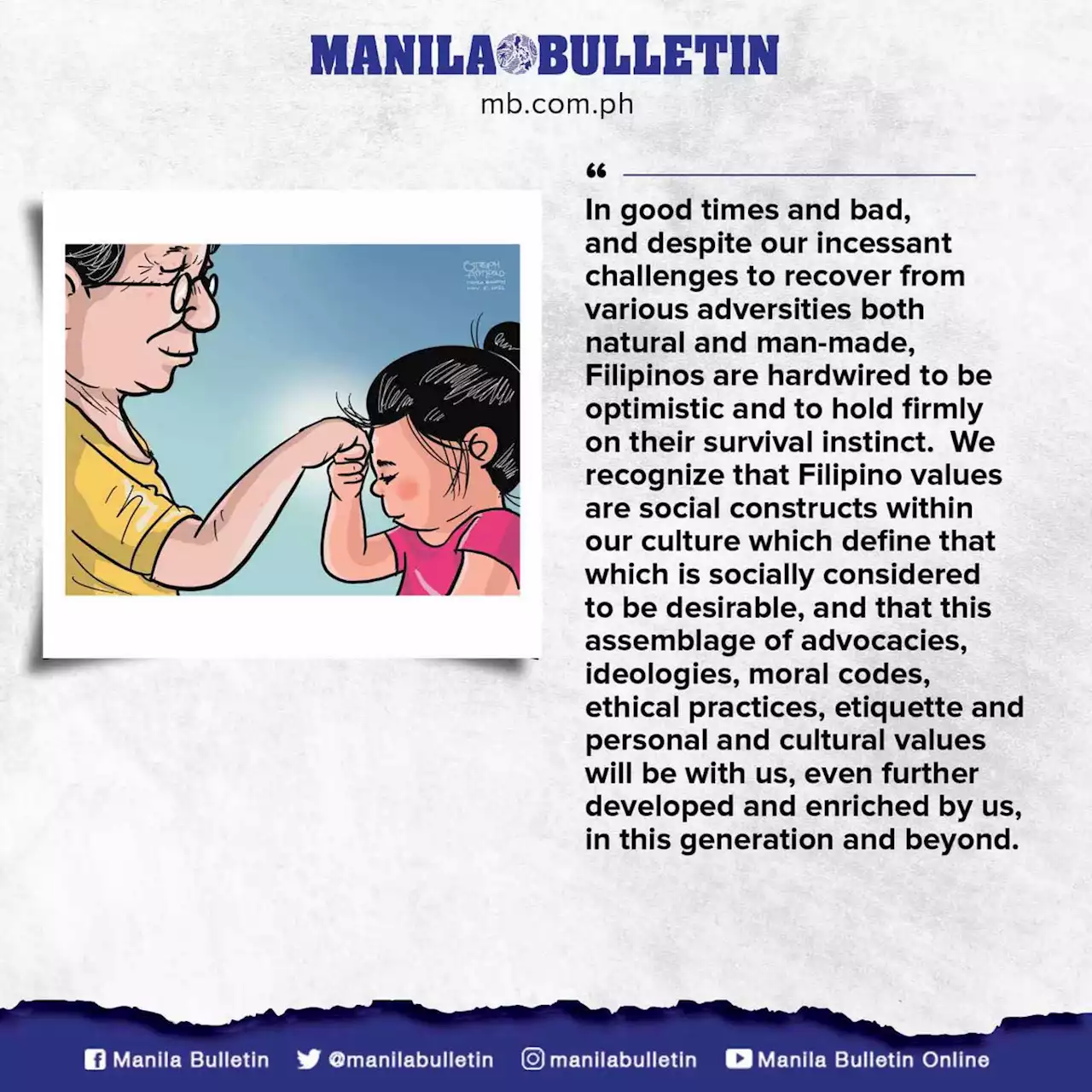 Filipino Values Month worthy of celebration