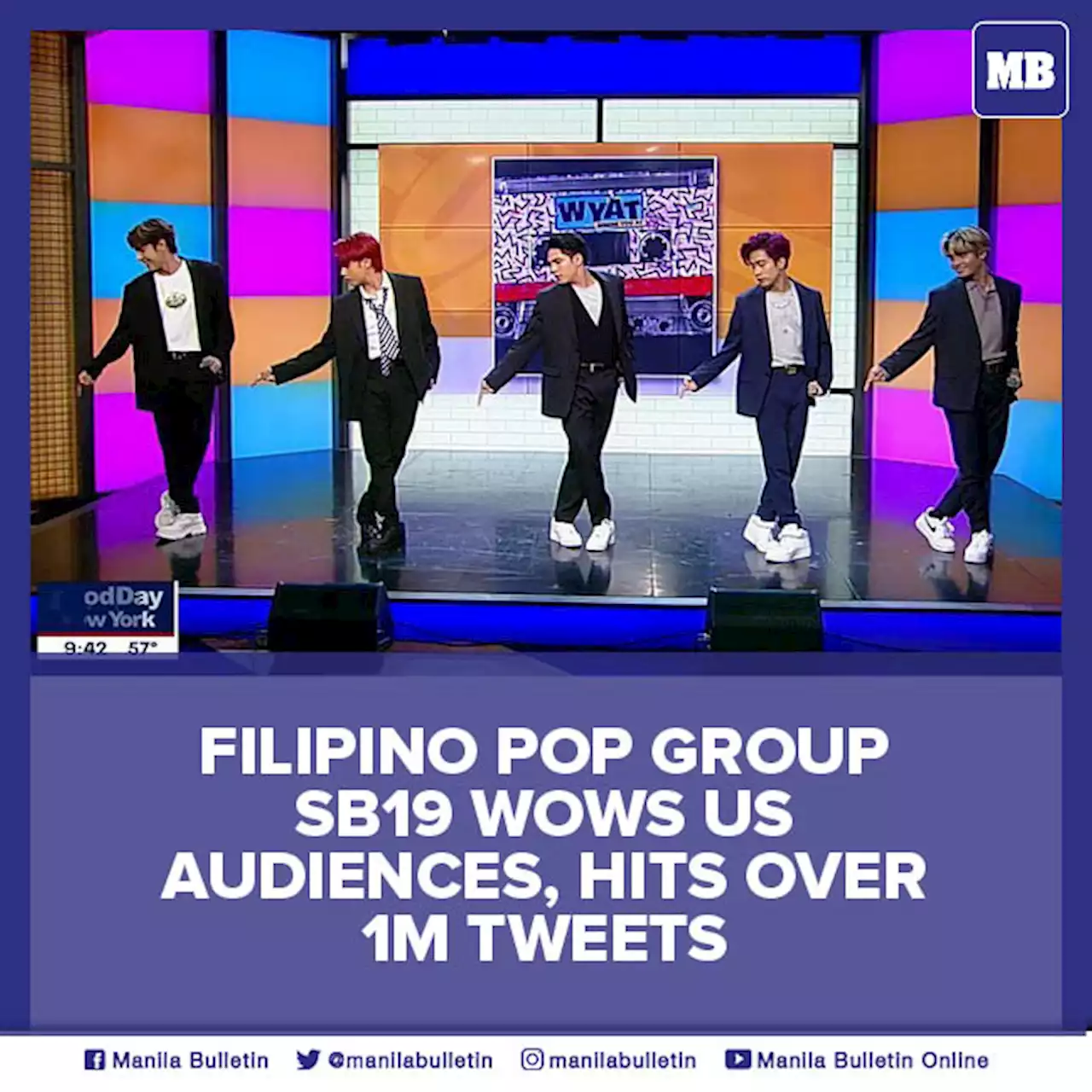 Filipino pop group SB19 wows US audiences, hits over 1M tweets