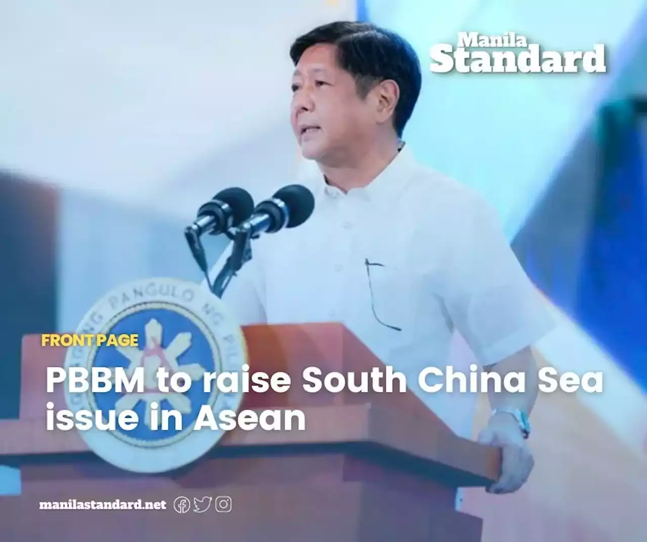 PBBM to raise South China Sea issue in Asean