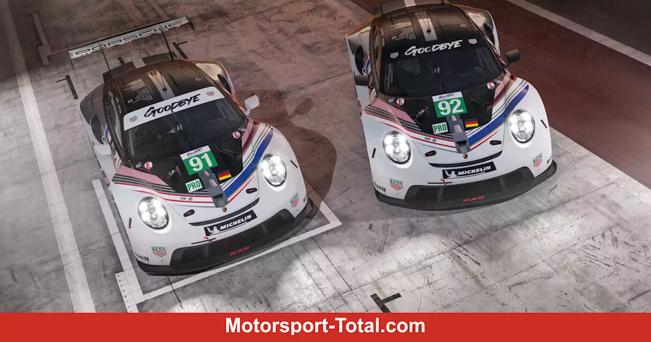 WEC Bahrain 2022: Porsche würdigt GTE-Pro-Klasse mit Sonderlackierung