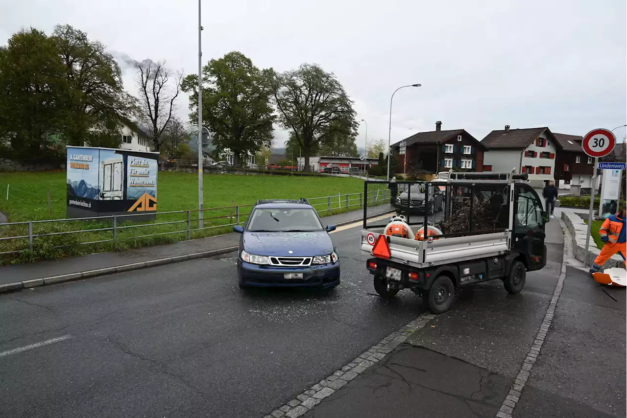 Grabs SG: Unfall beim Abbiegen fordert einen Verletzten