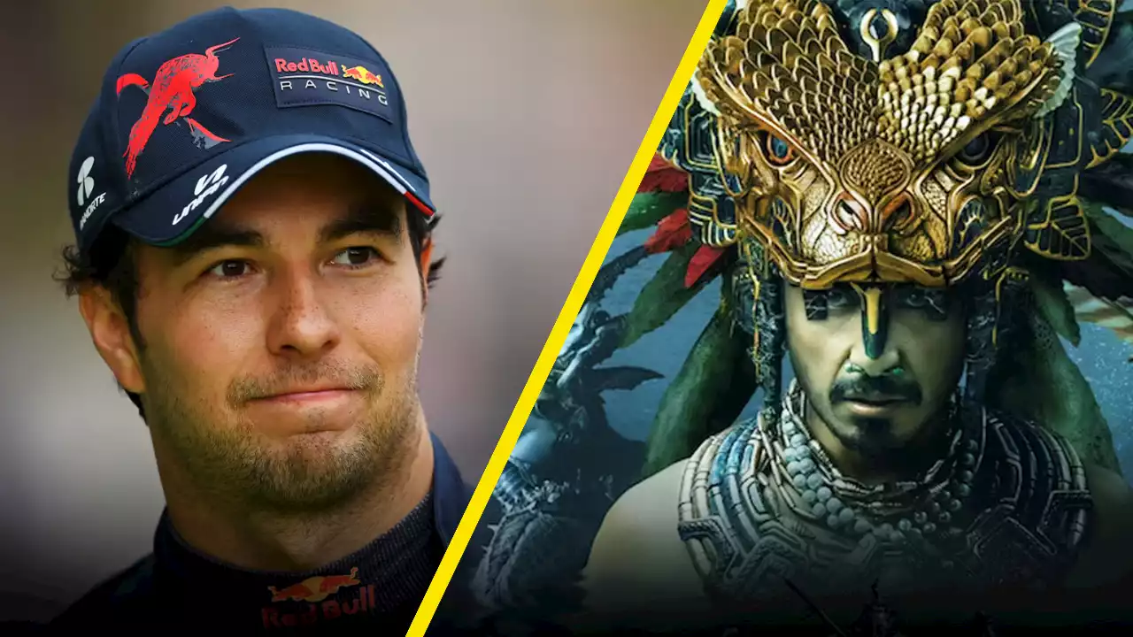 Checo Pérez se une a Marvel con un casco edición especial de 'Black Panther 2'