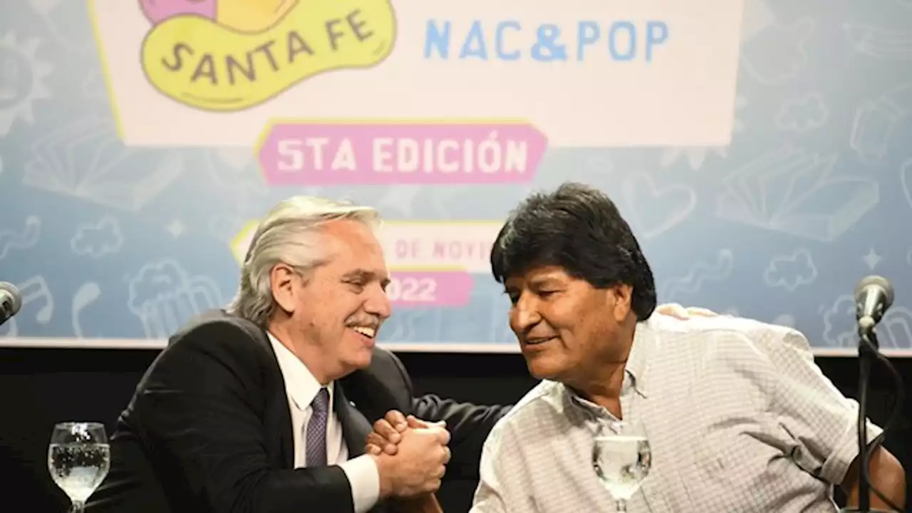 Alberto Fernández, junto a Evo Morales, pidió unidad 'para enfrentar la adversidad'