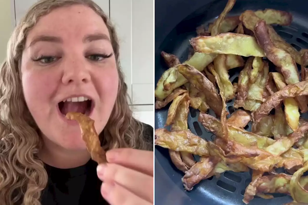 I turn my food waste into dishes - my air fryer peeling crisps are incredible