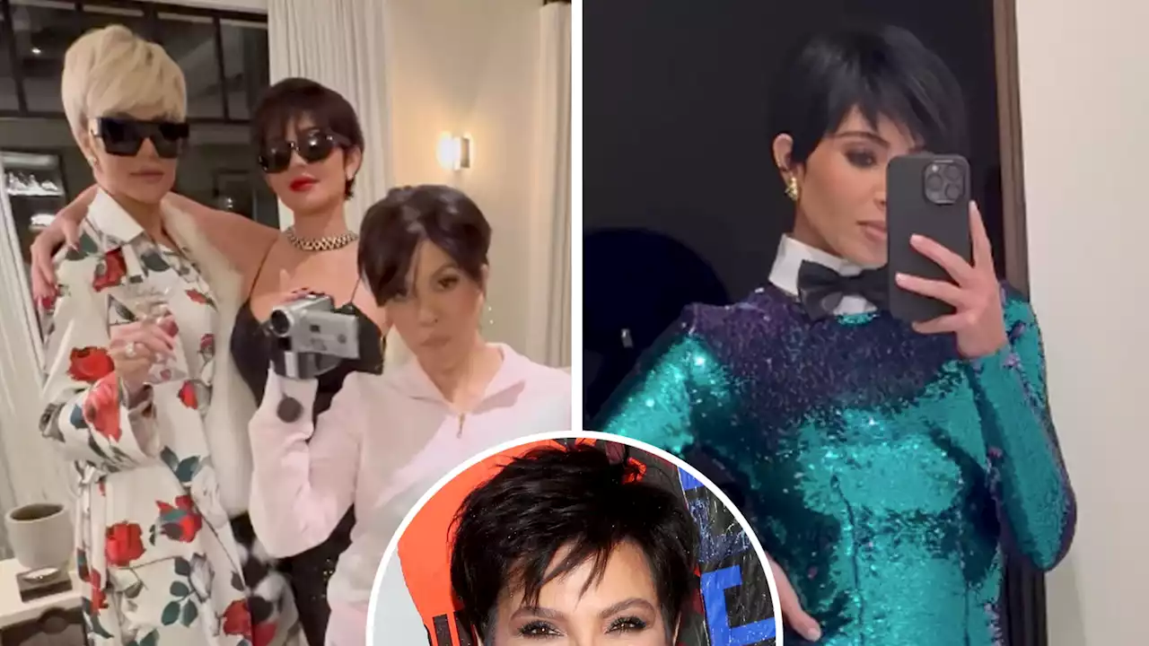 Kardashian-Jenner Family & Friends Dressed Up As Kris Jenner For Her Birthday Celebration