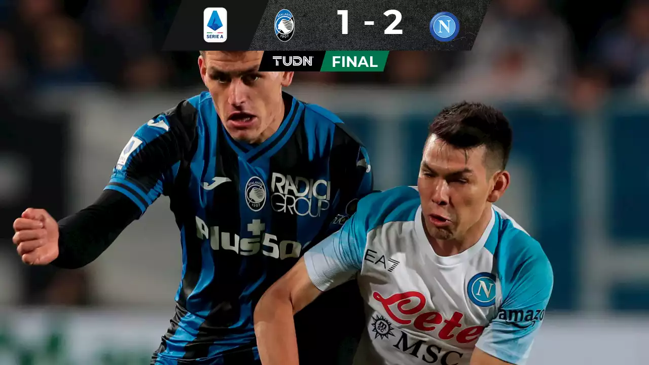 'Chucky' Lozano llega a 100 partidos en la Serie A en triunfo del Napoli sobre Atalanta